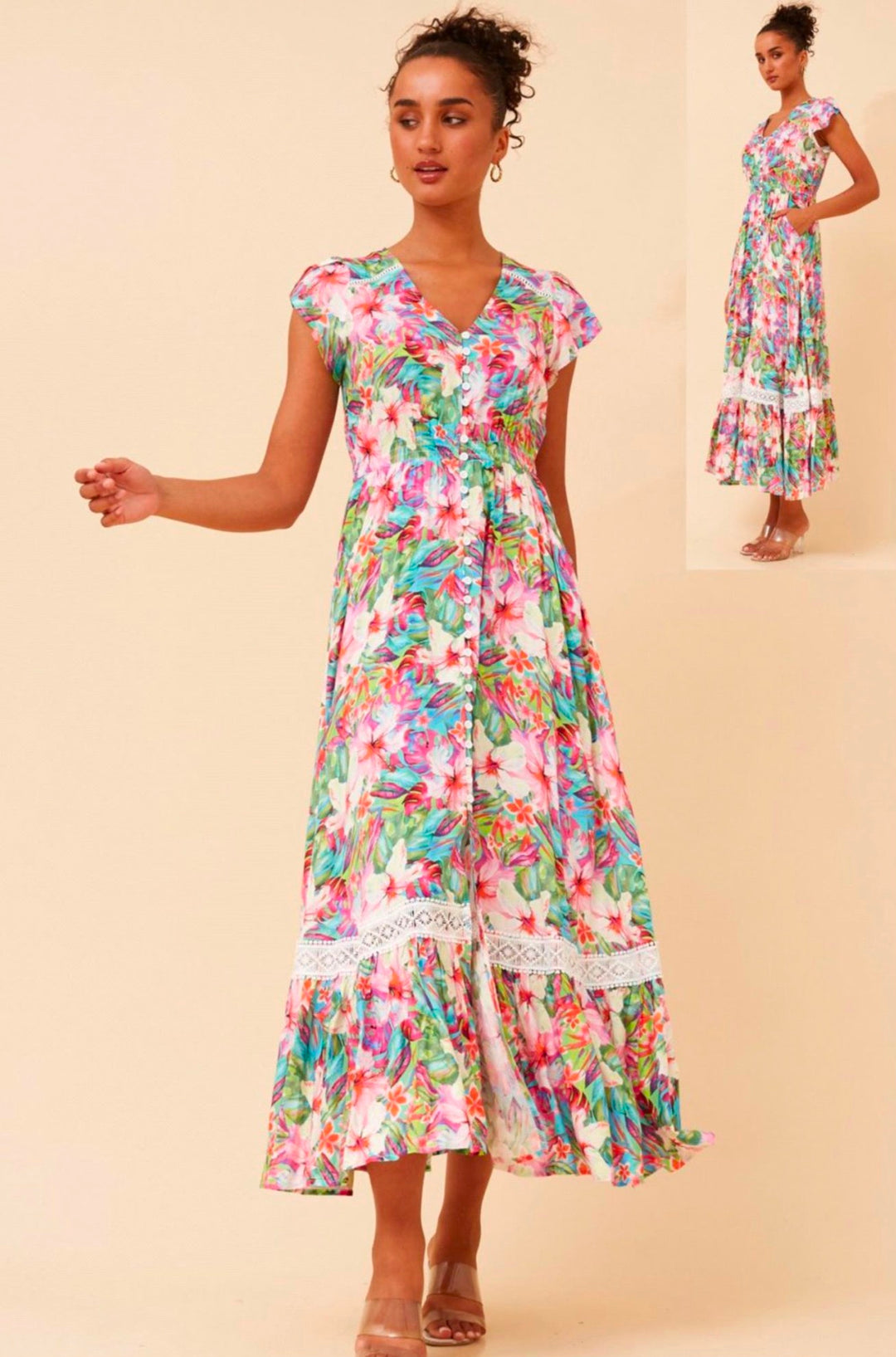 Stella Maxi dress- Floral