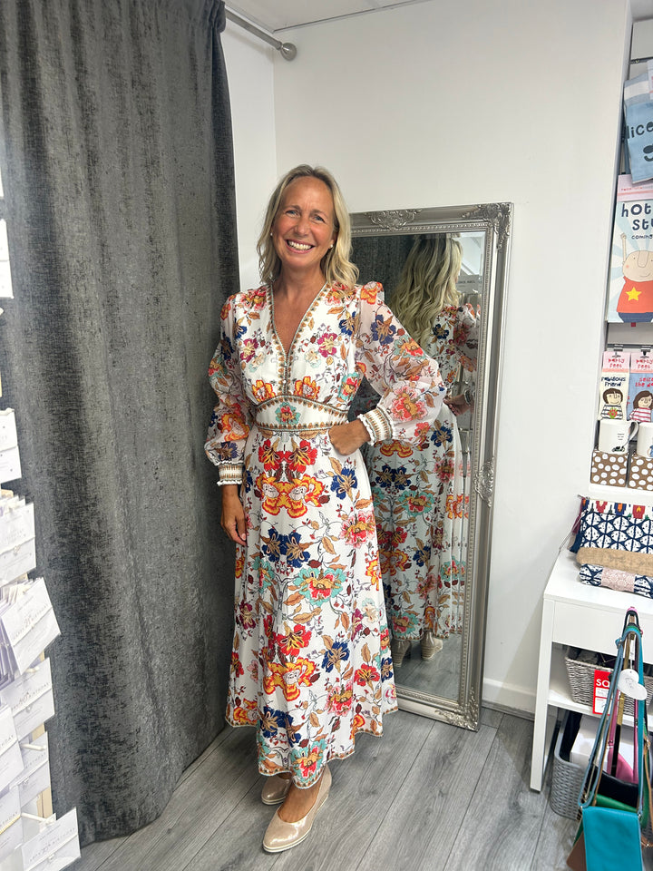 Stella Floral Boho Maxi Dress