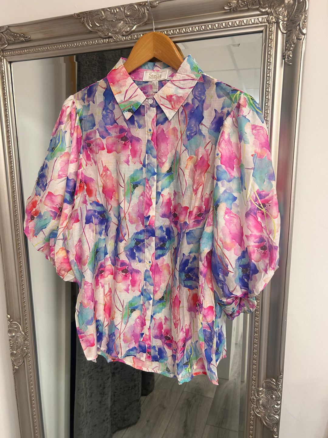 Stella Pink Floral Blouse