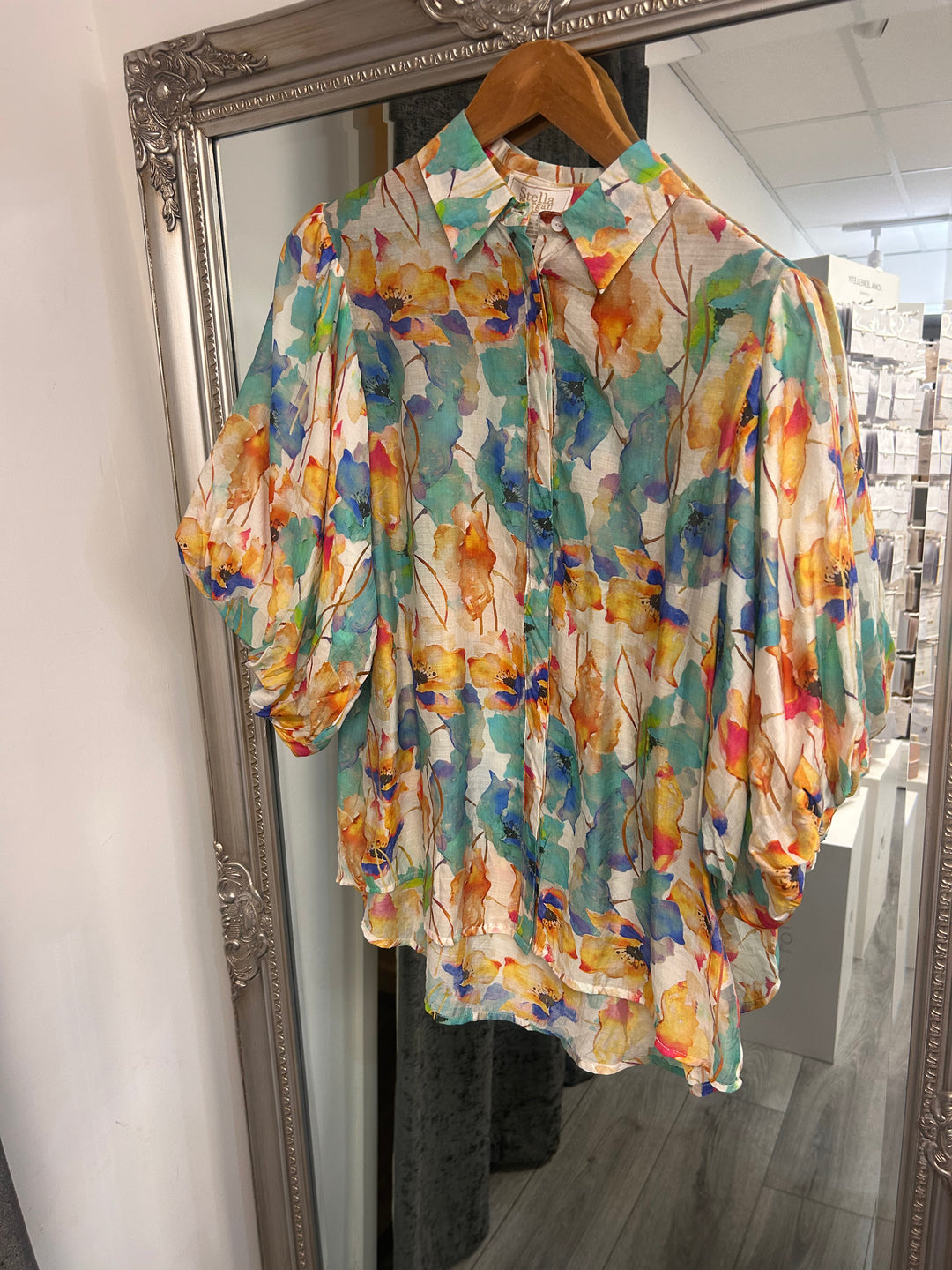 Stella Blue Floral Blouse