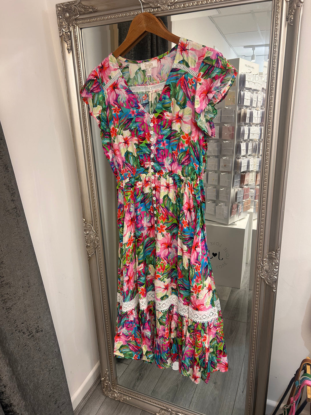 Stella Midi Dress- Floral