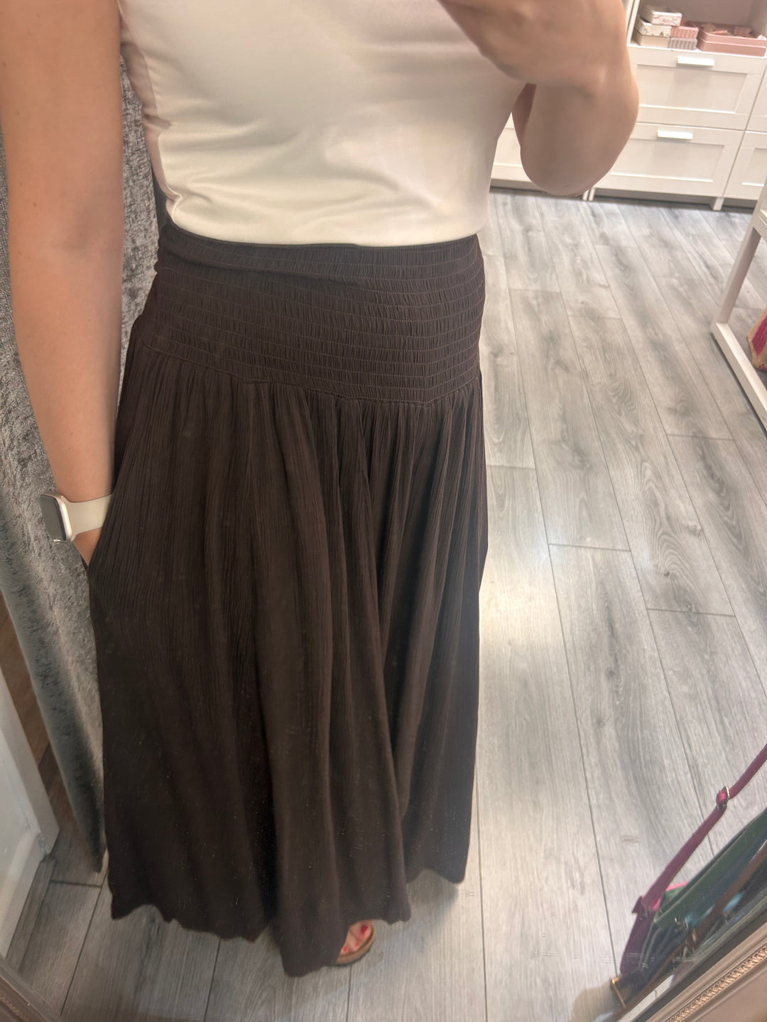 Stella Palazzo pants- Brown