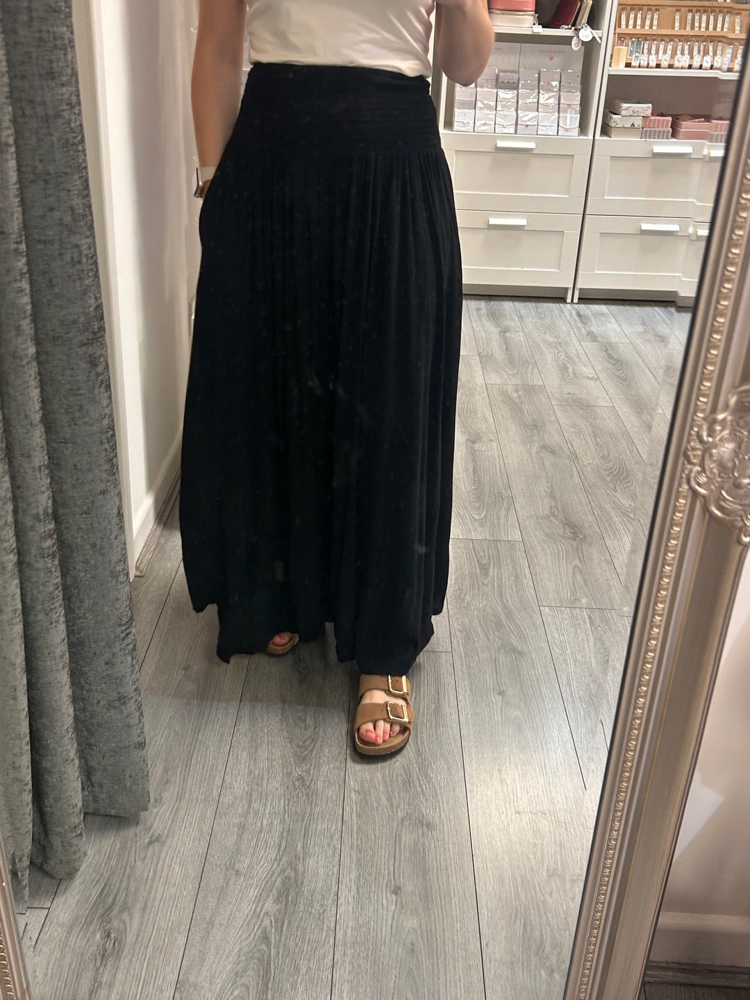 Stella Palazzo Pants - Black