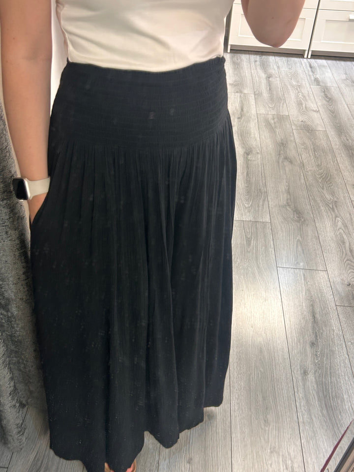 Stella Palazzo Pants - Black