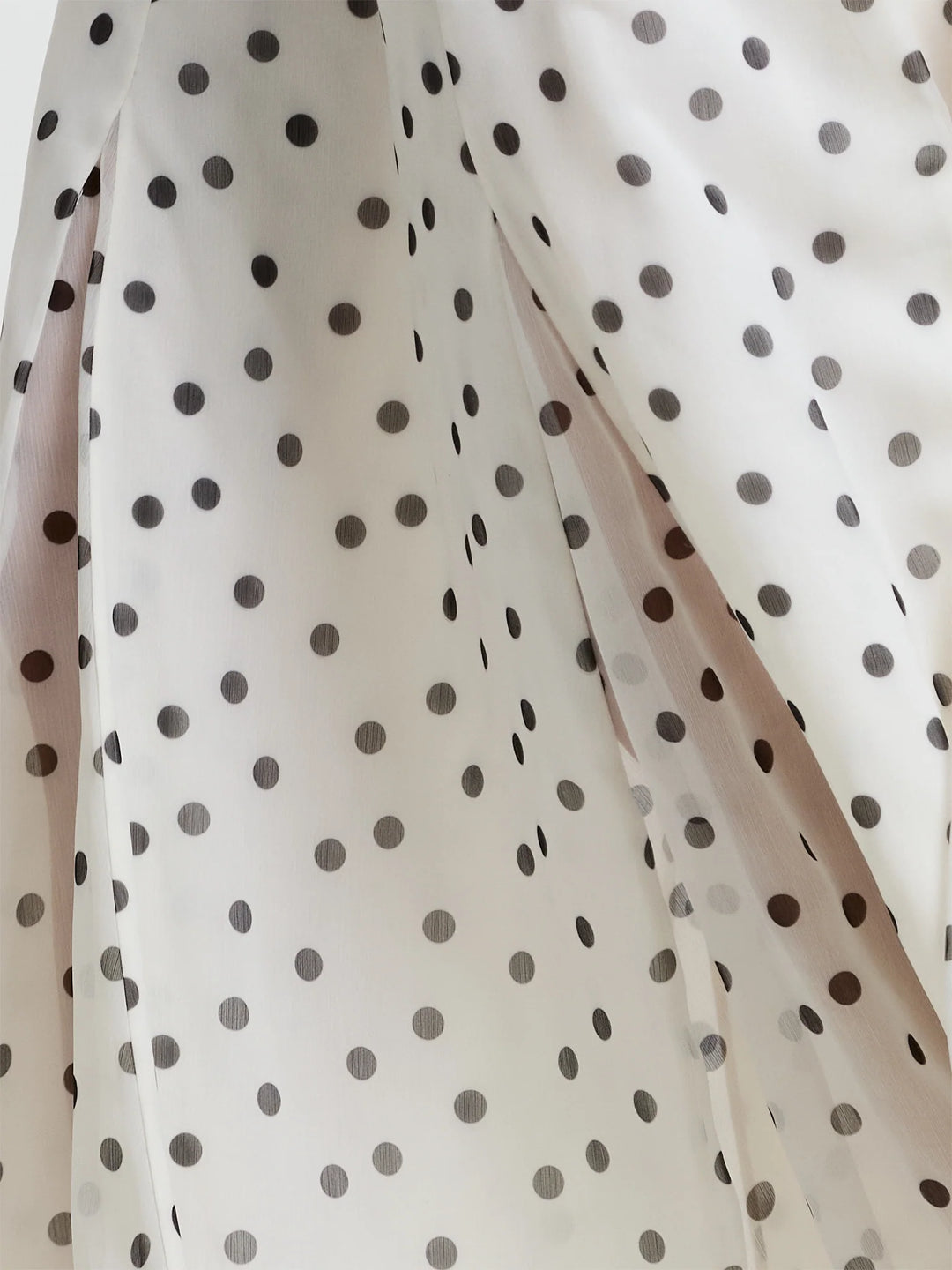 French Connection Emina Chiffon Polka Dot Maxi Dress