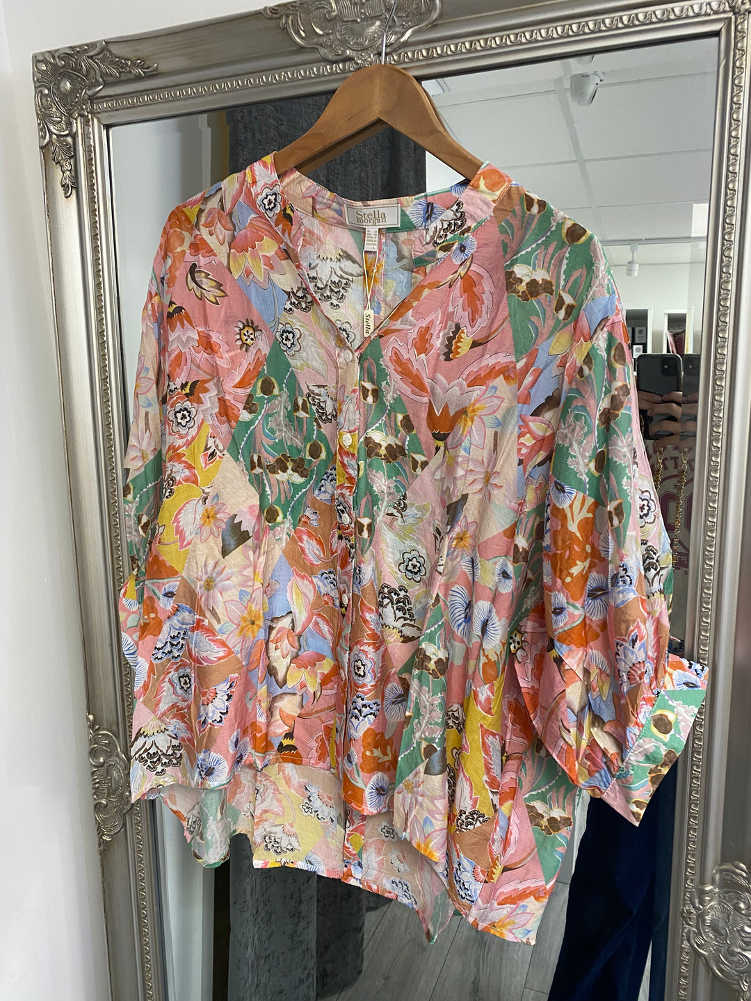 Stella Morgan Floral Print Lightweight  Blouse