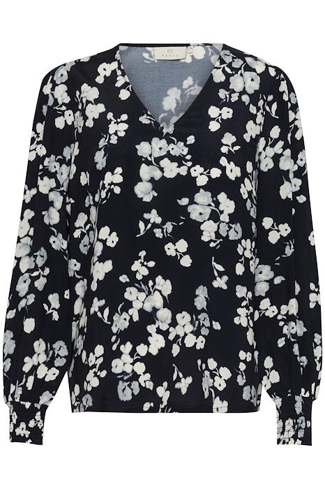 Kaffe Alice Blouse- Marine Flower