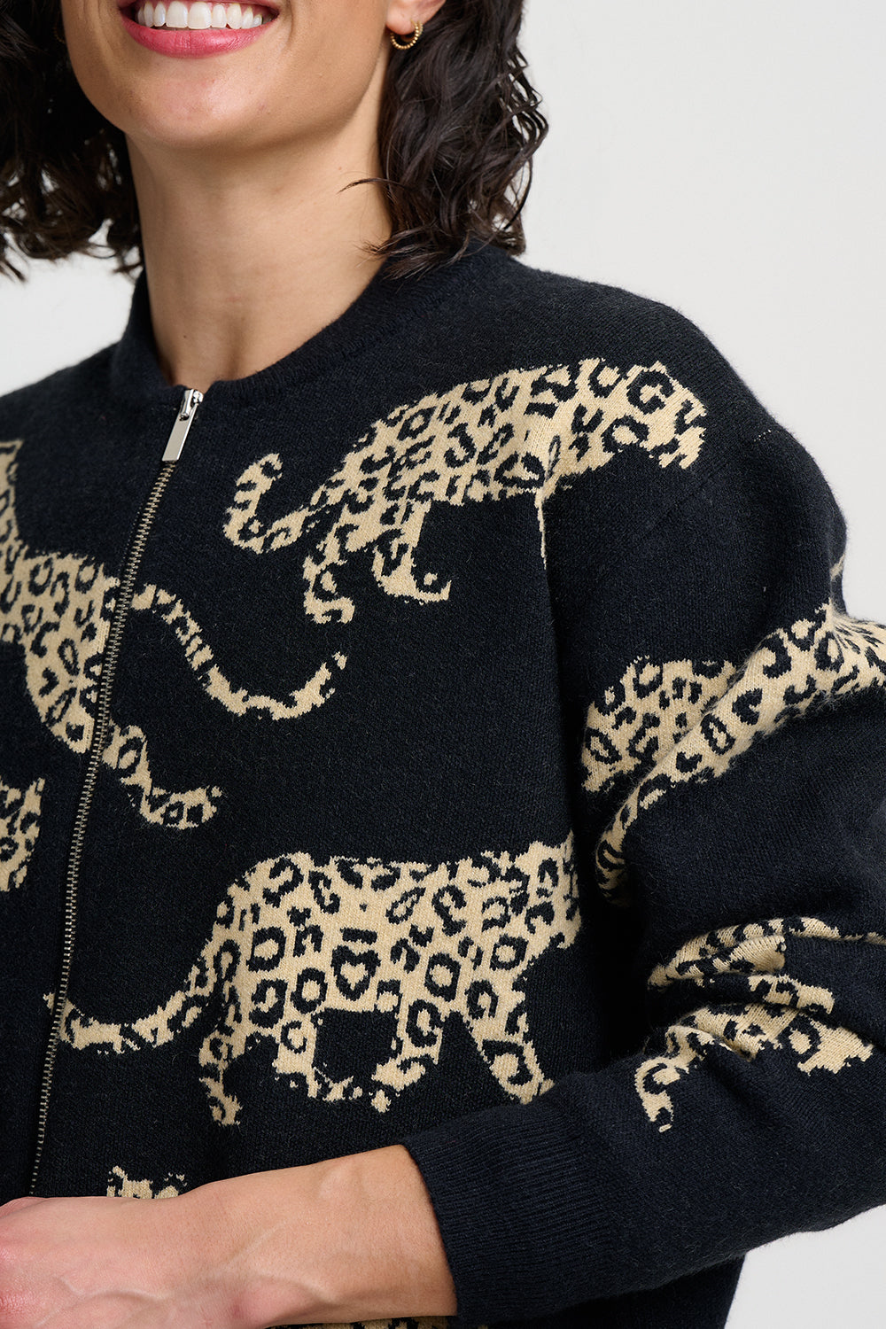 Sugarhill Brighton Solana Knitted Bomber