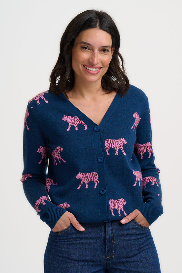 Sugarhill Brighton Jennifer Cardigan - Teal