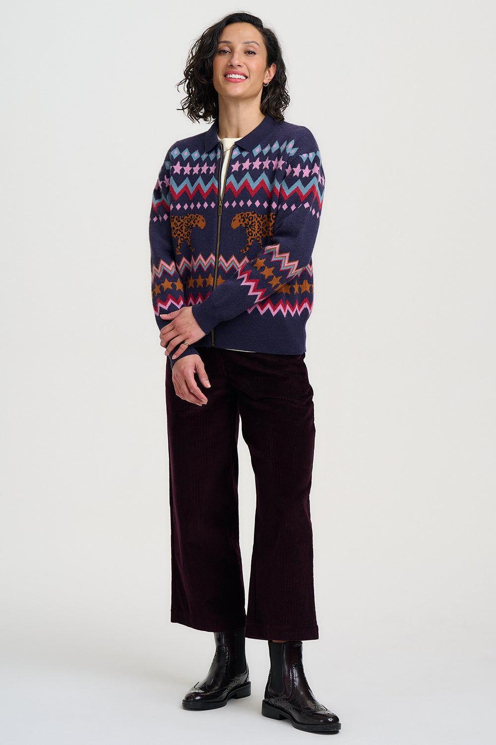 Sugarhill Brighton Katlin Knitted Bomber