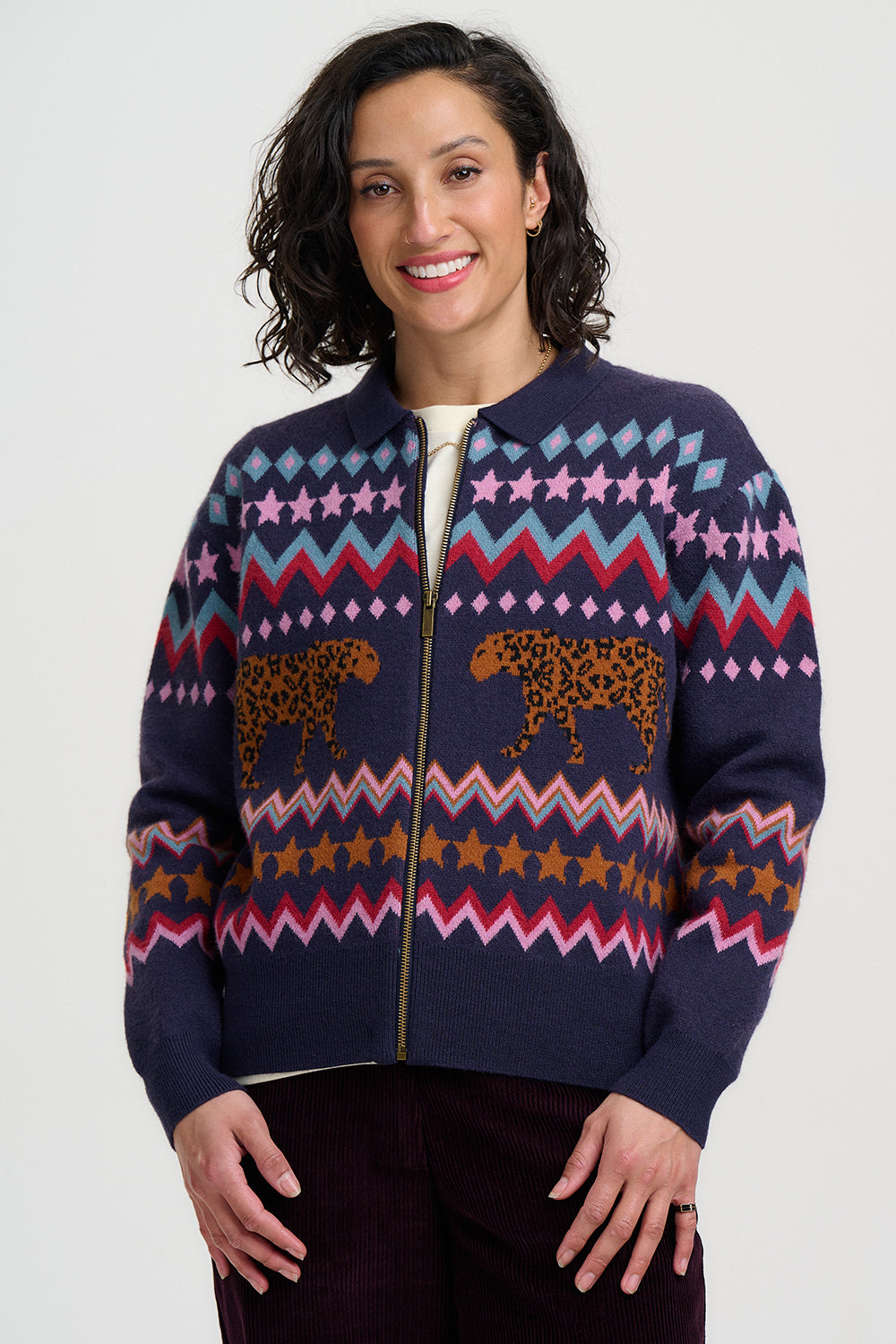Sugarhill Brighton Katlin Knitted Bomber