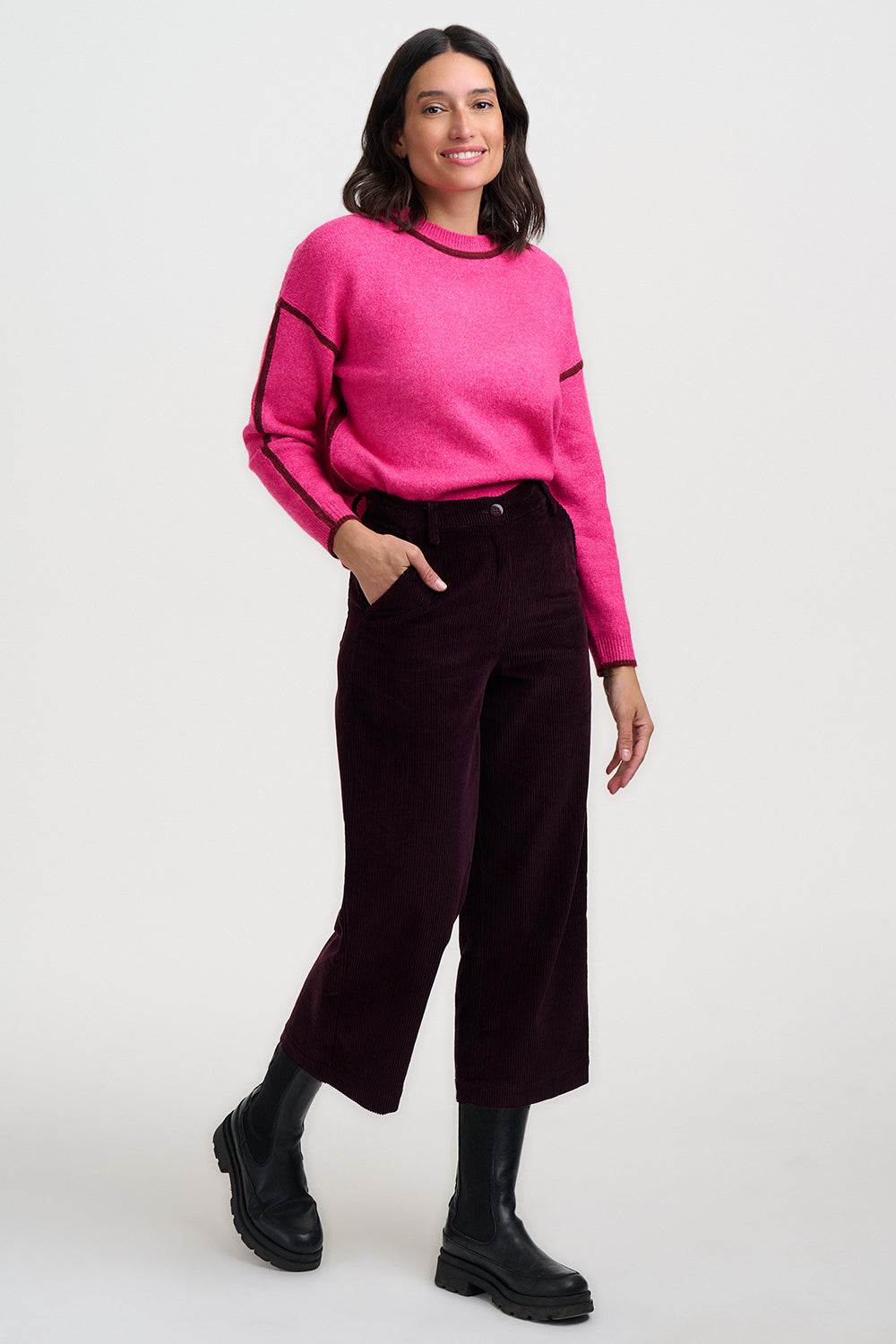 Sugarhill Brighton Rozalia Jumper - Hot Pink
