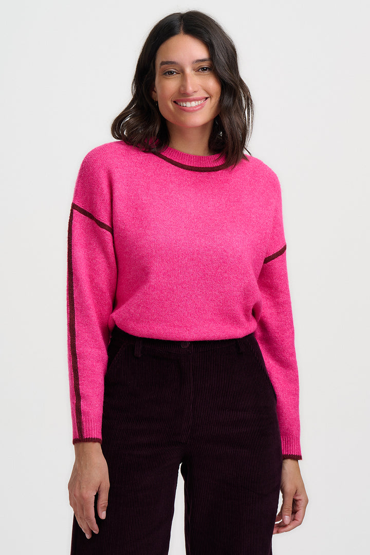Sugarhill Brighton Rozalia Jumper - Hot Pink