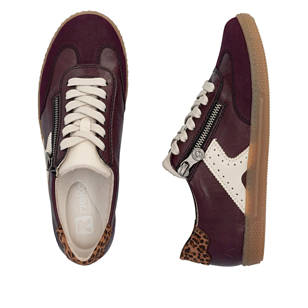 Rieker Red Trainer Shoe