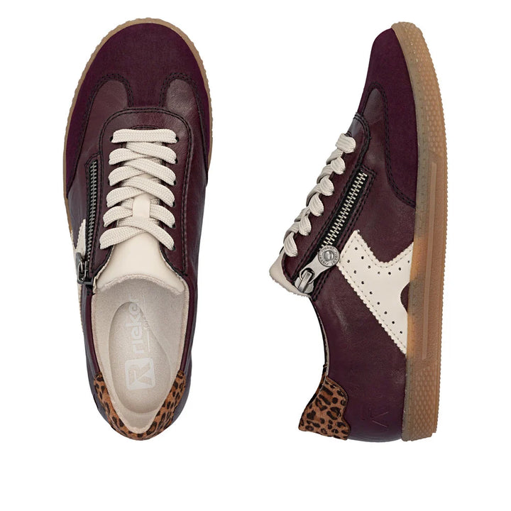 Rieker Red Trainer Shoe