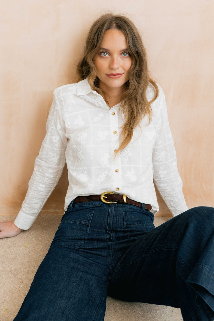 Lily & Me Patsy Embroidered Shirt