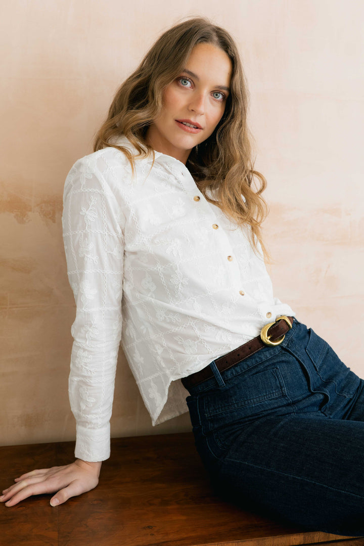 Lily & Me Patsy Embroidered Shirt