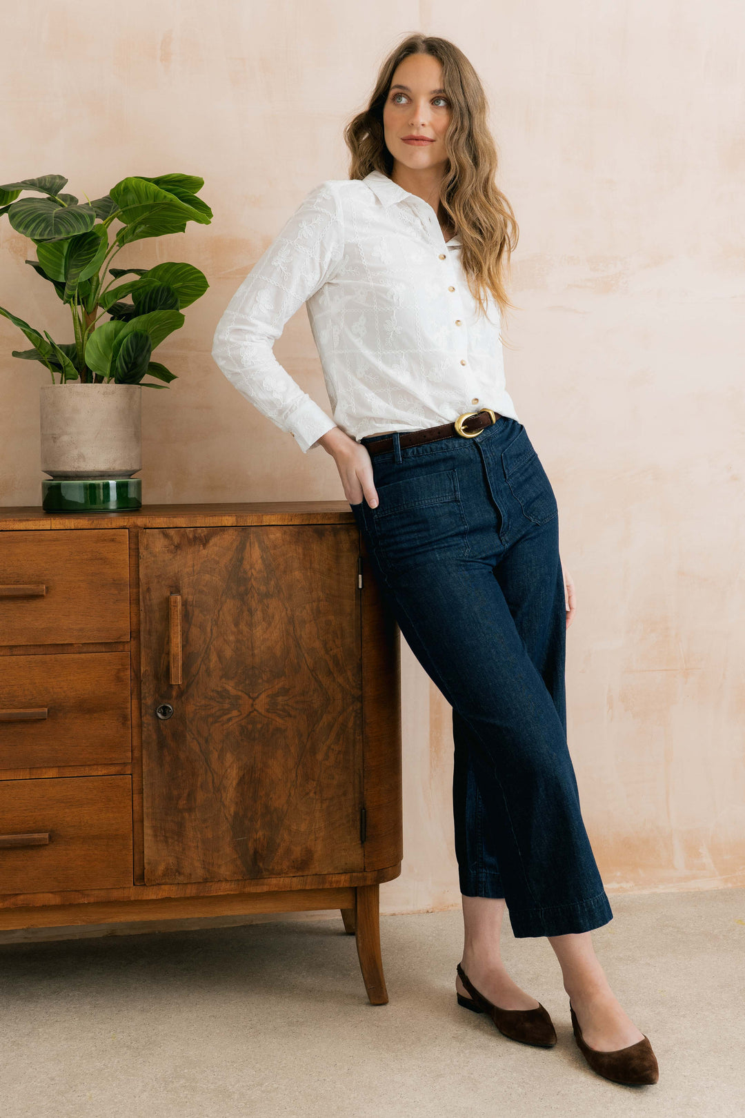 Lily & Me Patsy Embroidered Shirt