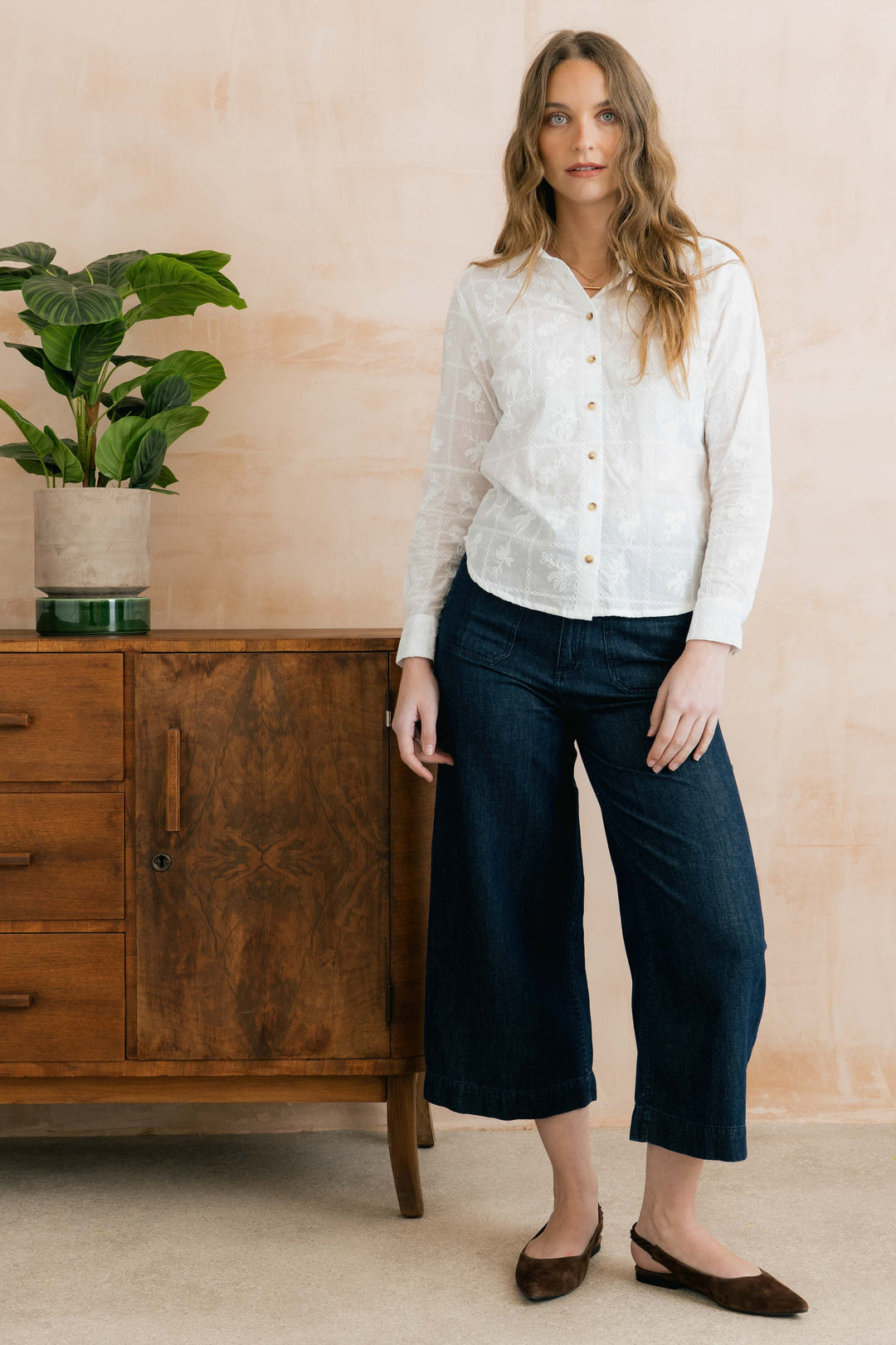 Lily & Me Patsy Embroidered Shirt