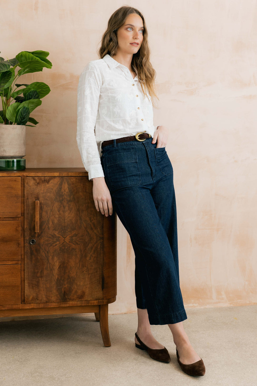Lily & Me Patsy Embroidered Shirt