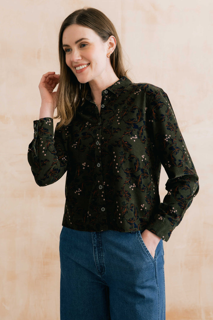 Lily & Me Bracken Shirt - Dark Olive