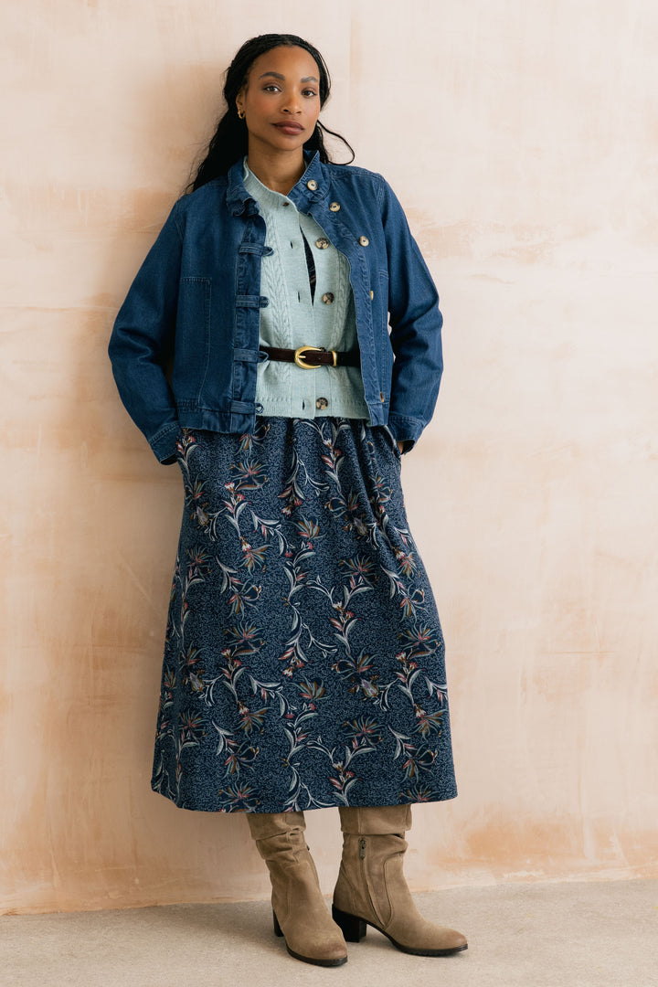 Lily & Me Damson Dress - Navy