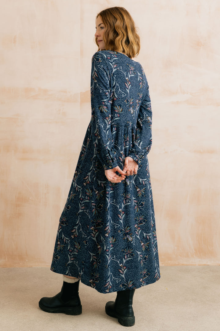 Lily & Me Damson Dress - Navy