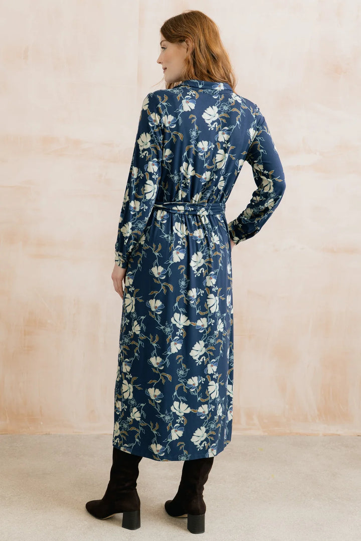 Lily & Me Rosanna Jersey Midi Belted Dress