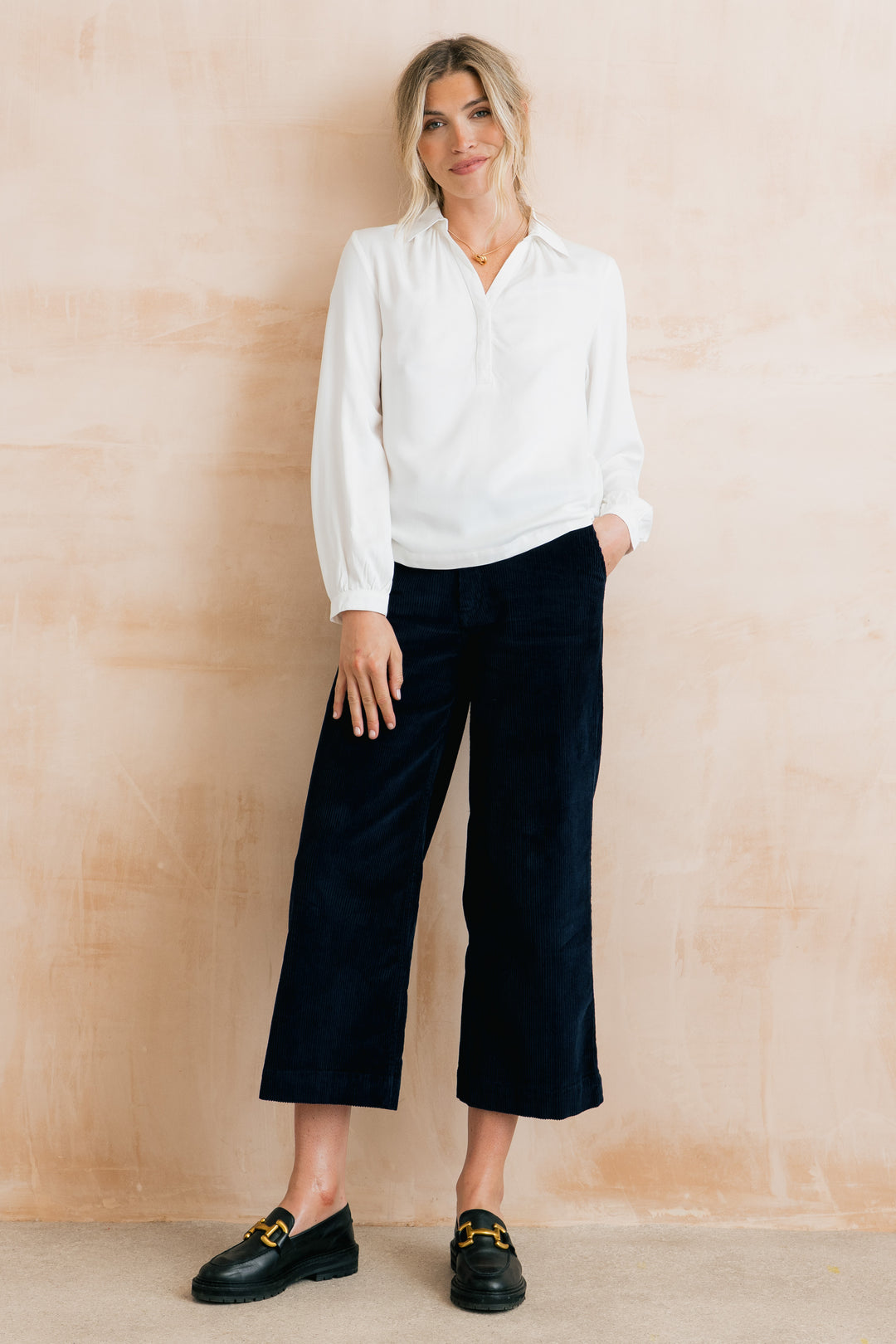Lily & Me Linden Blouse - White