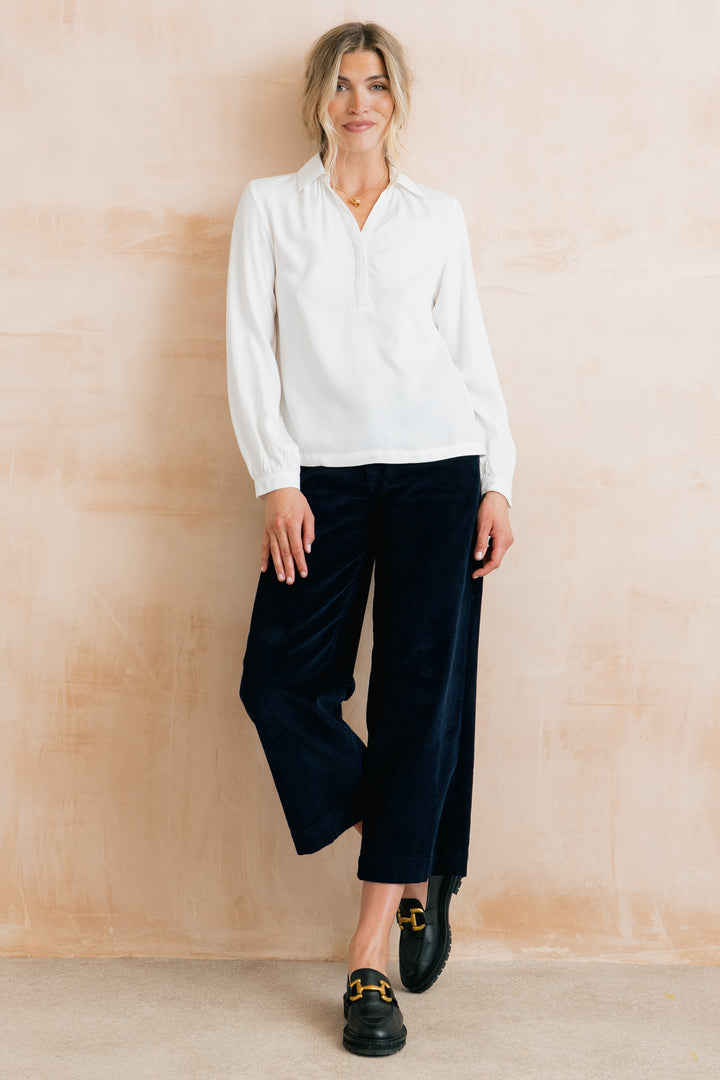 Lily & Me Linden Blouse - White