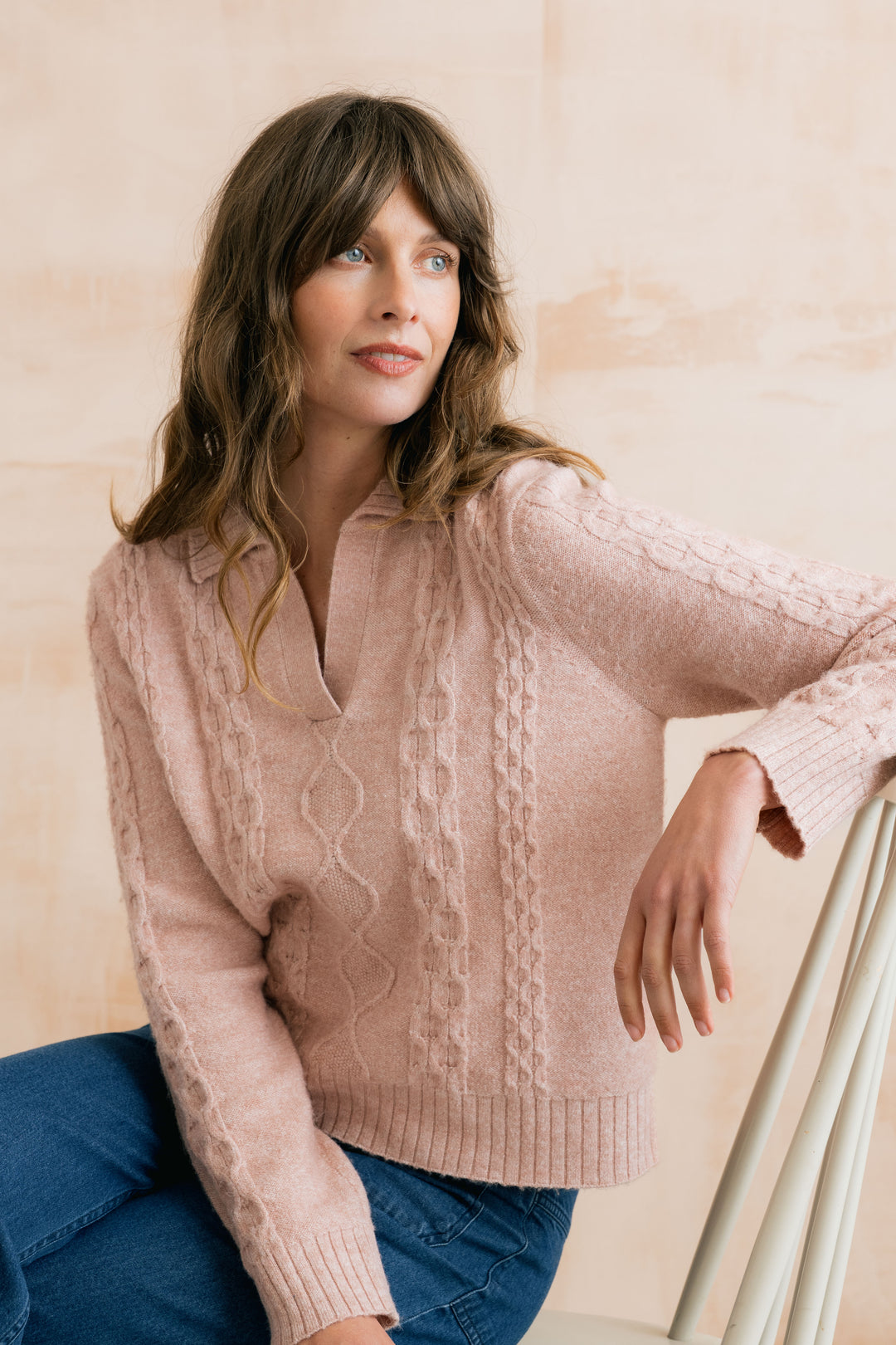 Lily & Me Studio Jumper - Antique Pink
