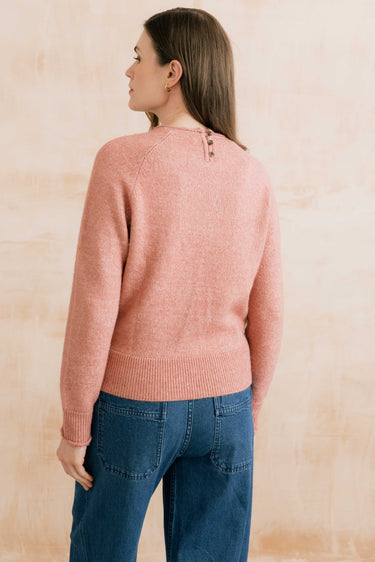 Lily & Me Elodie Scalloped Jumper - Vintage Rose