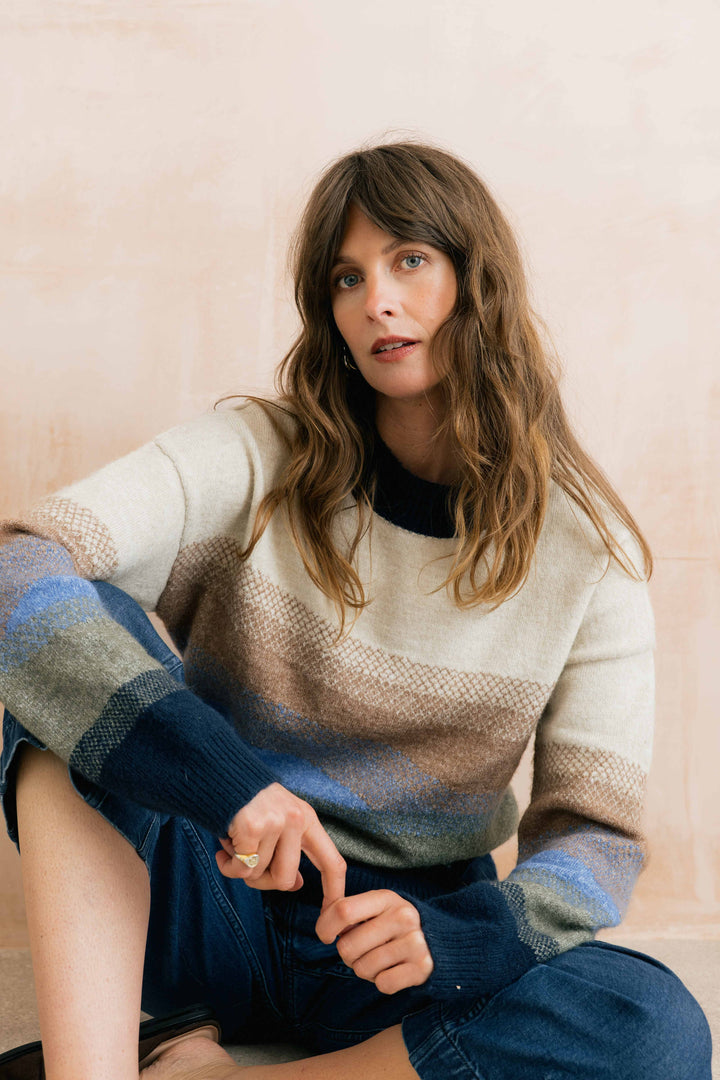 Lily & Me Artist Knit Jumper - Oatmeal