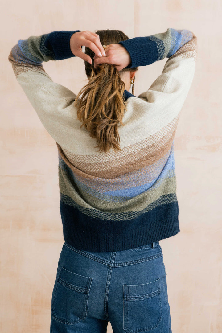 Lily & Me Artist Knit Jumper - Oatmeal