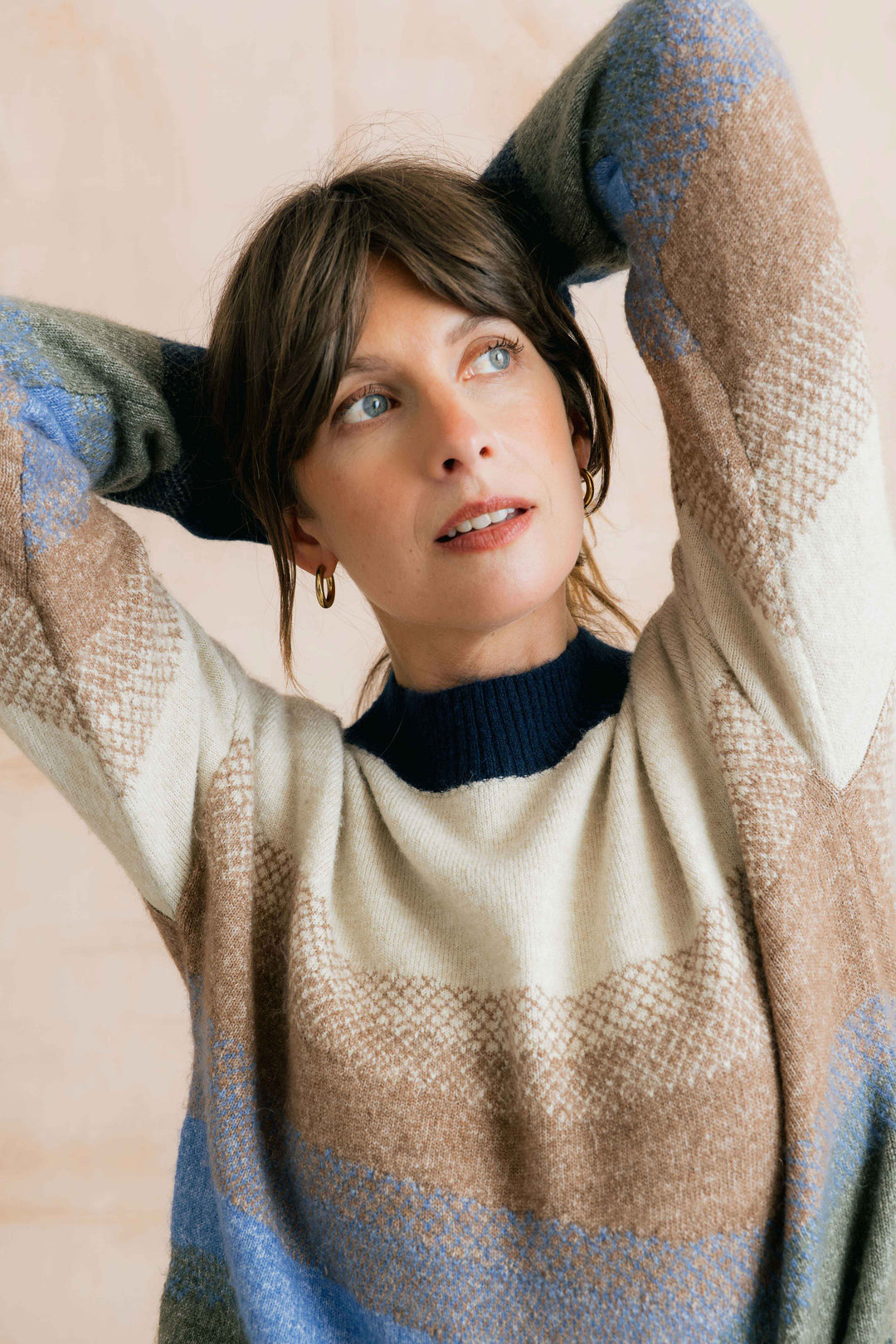 Lily & Me Artist Knit Jumper - Oatmeal