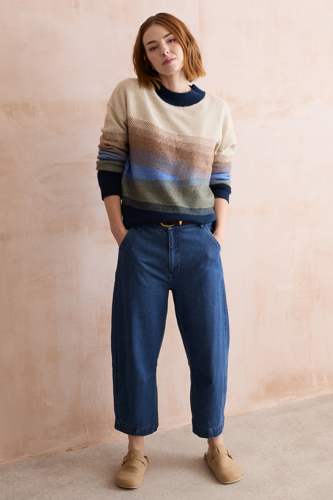 Lily & Me Artist Knit Jumper - Oatmeal