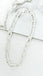 Envy Silver Textured Link Necklace