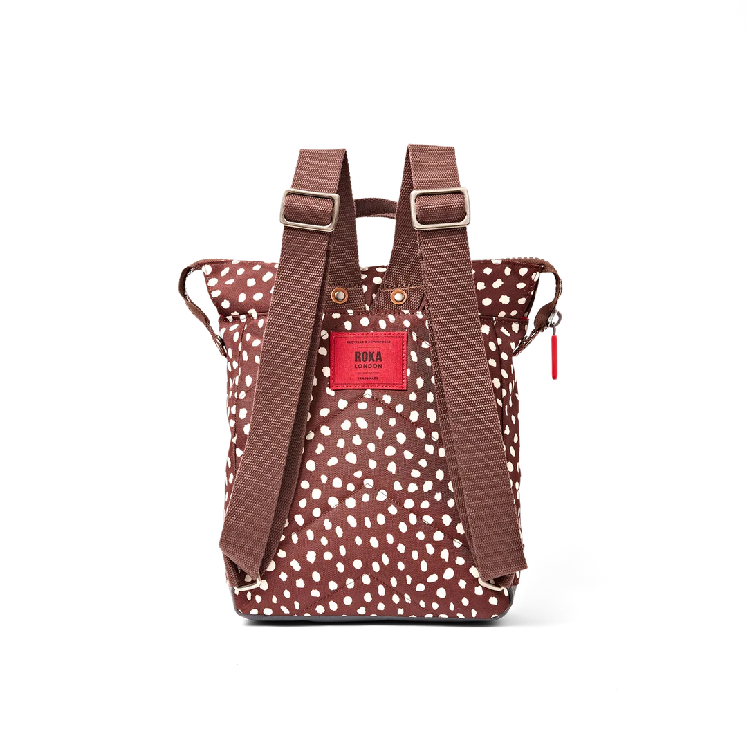 Roka London Bantry B Brown Dot Small Backpack