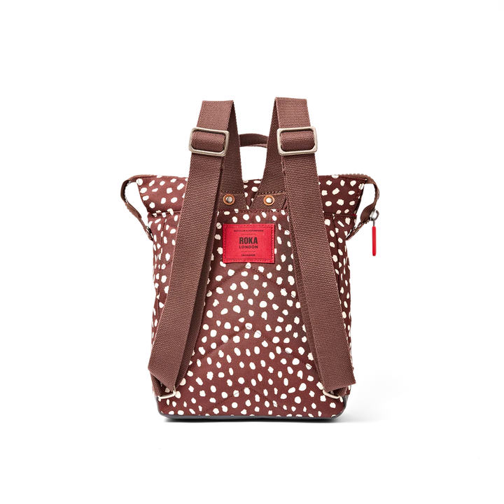 Roka London Bantry B Brown Dot Small Backpack