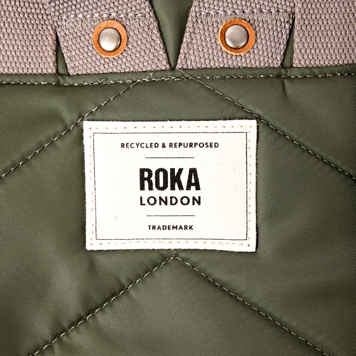 Roka London Bantry B Small Backpack-Chive