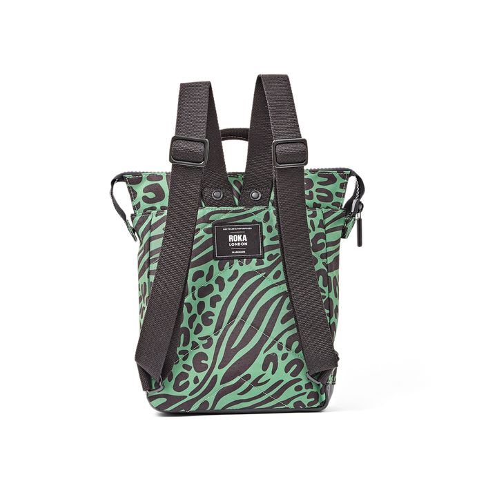 Roka London Bantry B Small Backpack- Mixed Animal Artichoke