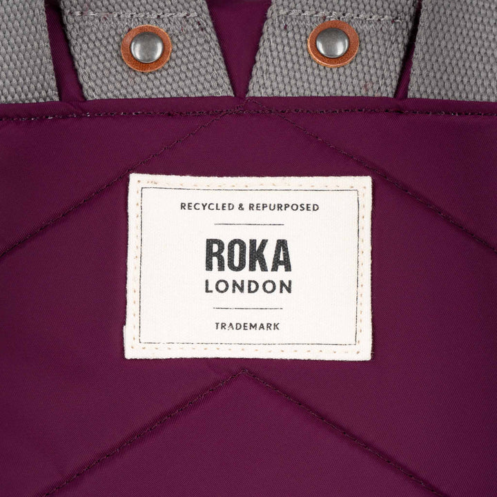 Roka London - Bantry B Small Recycled Nylon - Royal Burgandy