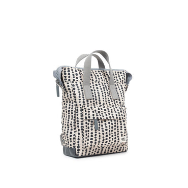 Roka London - Bantry B Small Recycled Canvas Backpack - Linear dot