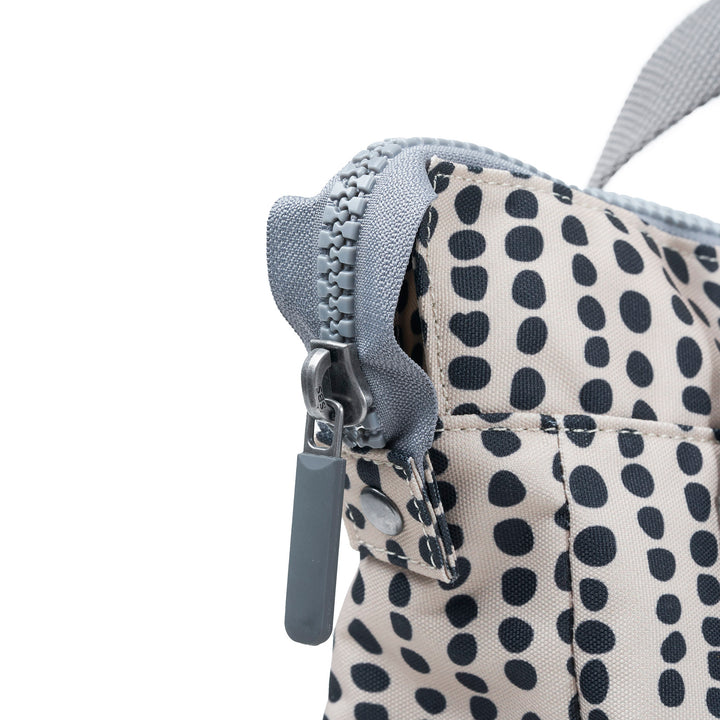 Roka London - Bantry B Small Recycled Canvas Backpack - Linear dot