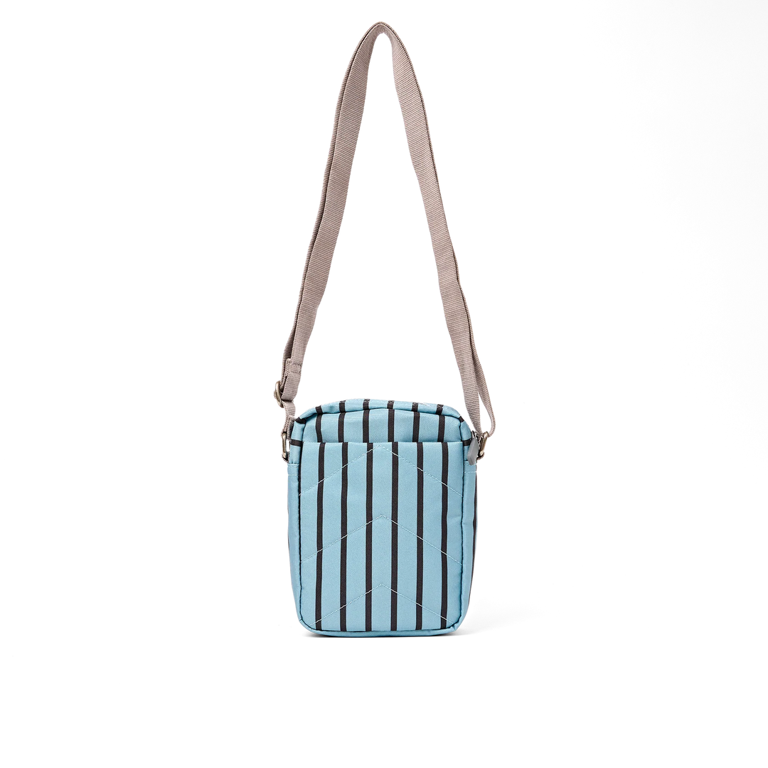 Roka London Bond Crossbody Bag - Small - Blue Stripe
