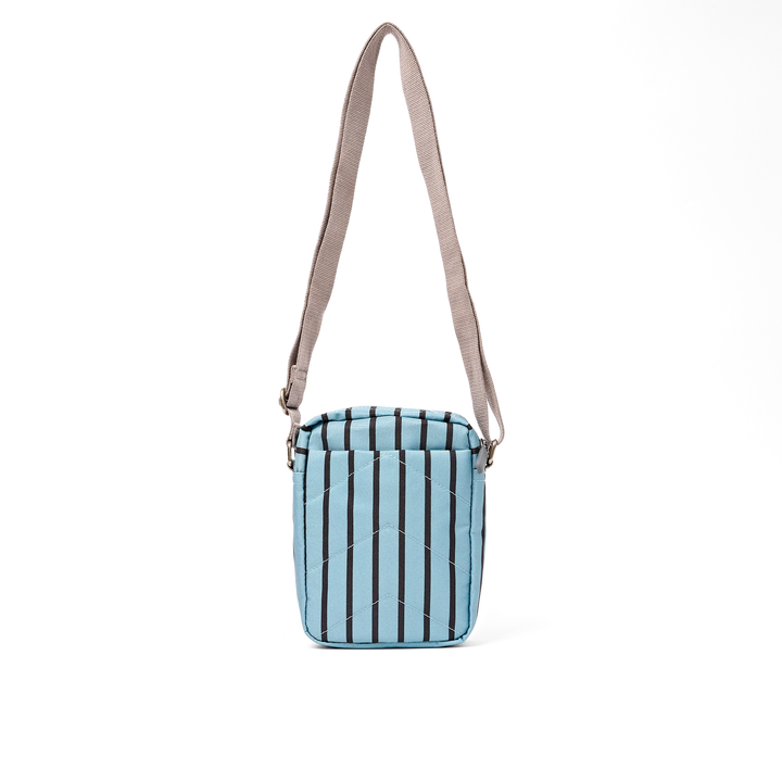 Roka London Bond Crossbody Bag - Small - Blue Stripe