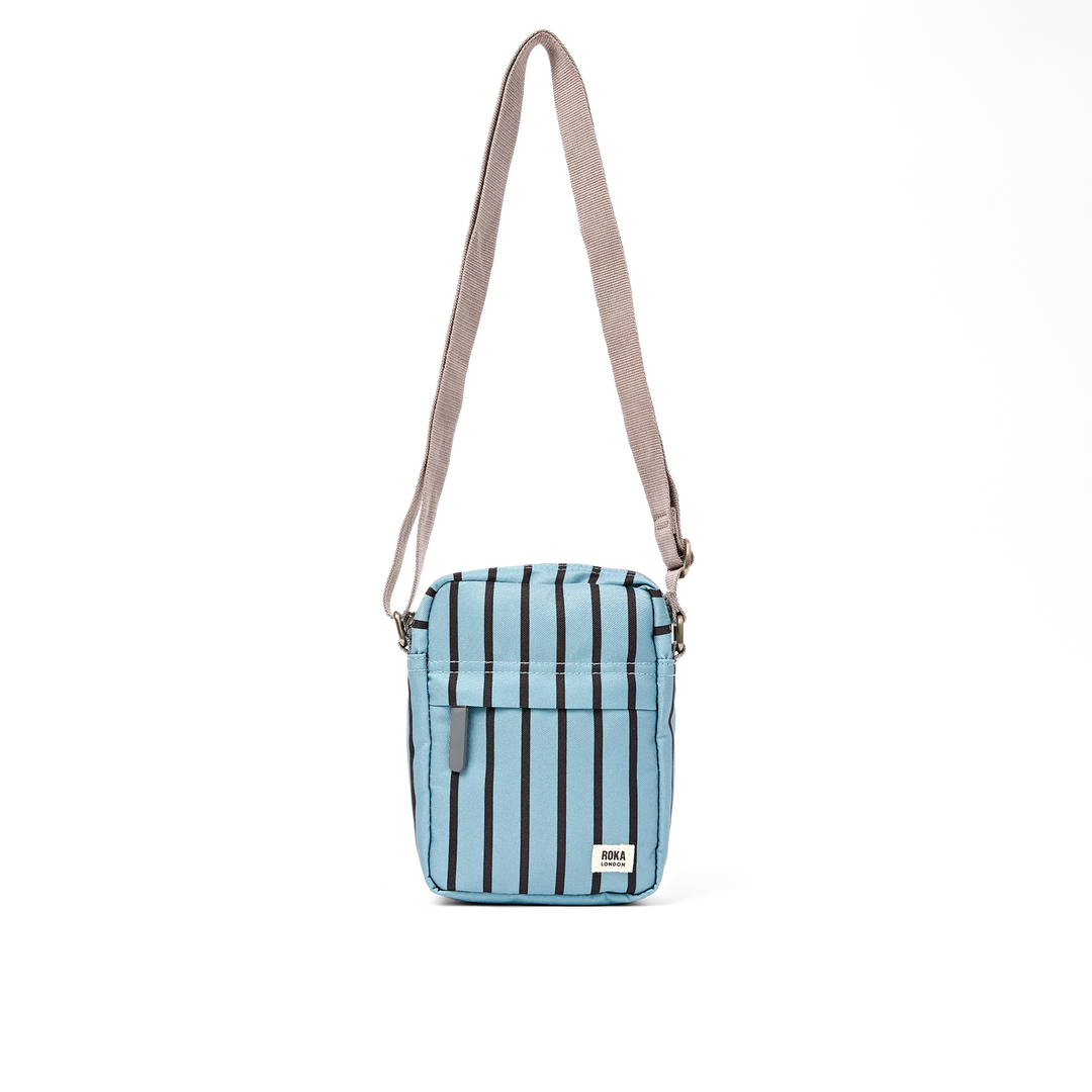 Roka London Bond Crossbody Bag - Small - Blue Stripe