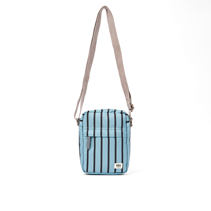 Roka London Bond Crossbody Bag - Small - Blue Stripe
