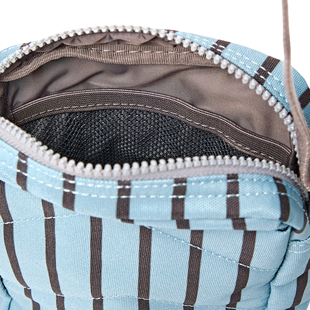 Roka London Bond Crossbody Bag - Small - Blue Stripe