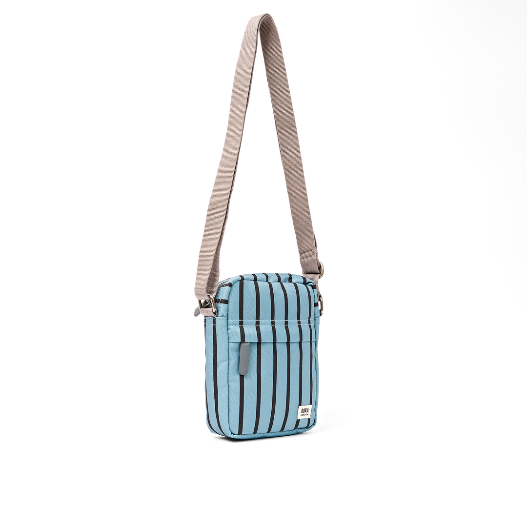 Roka London Bond Crossbody Bag - Small - Blue Stripe